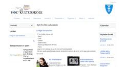 Desktop Screenshot of holkulturskole.no